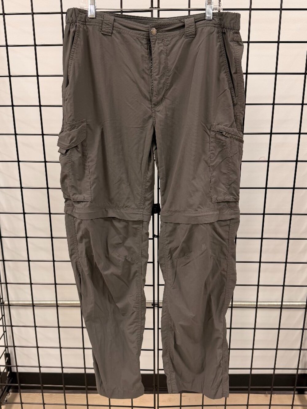 Columbia Omni-Shade Convertible Gray/Charcoal Hiking Men's Pants